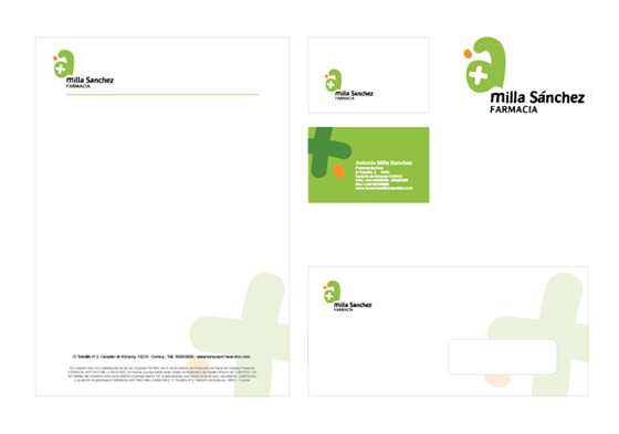 Papelera corporativa Farmacia Milla Snchez