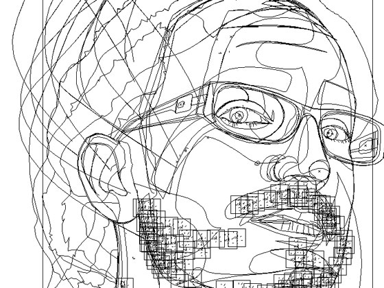 Autorretrato vectorial
