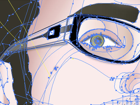 Autorretrato vectorial