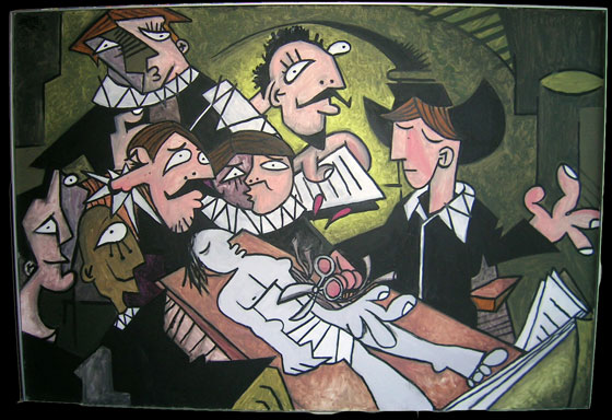 Cuadro Leccin de Anatoma