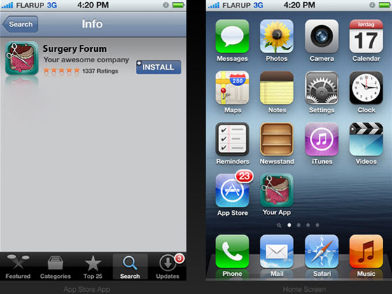 The Surgery Forum app icon